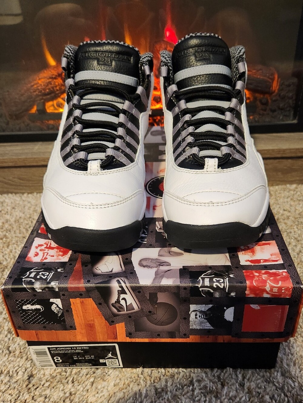 AUTHENTIC AIR JORDAN X TOE CAP SIZE 8